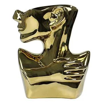 fumisee Modern Abstract Face Flower Vase for Elegant Decor