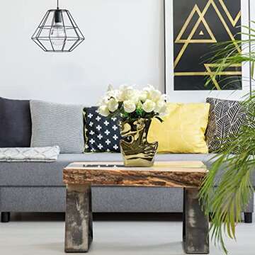 fumisee Modern Abstract Face Flower Vase for Elegant Decor