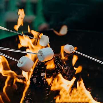 Atigrado 32" Marshmallow Roasting Sticks - Safe & Durable