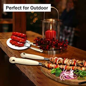 Atigrado 32" Marshmallow Roasting Sticks - Safe & Durable