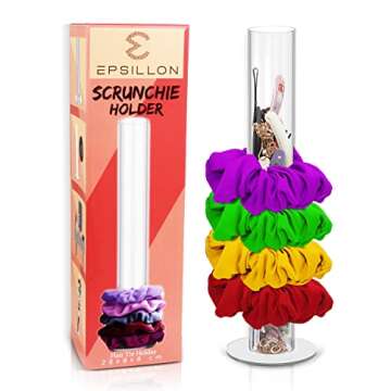 EPSILLON Scrunchie Holder and Hair Accessories Organizer – Perfect Hair Tie for Teen , VSCO Girls ...
