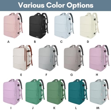 Taygeer Carry on Backpack for Men Women, Luggage Laptop Backpack for Airplane Travel with USB Chargi...