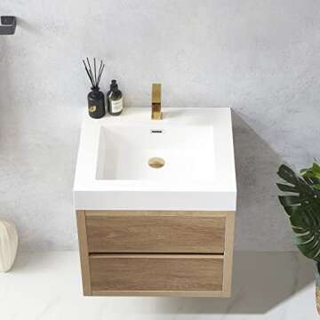 Vinnova Palencia Bathroom Vanity with Soft-Close Drawers