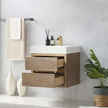 Vinnova Palencia Bathroom Vanity with Soft-Close Drawers