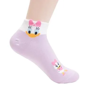 socksense Cartoon Character Series Women and teen girls Licensed Socks Collection (Cotton Blend, Face_5pairs)