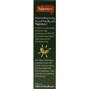 Tolerant Organic Gluten Free Green Lentil Pasta - 21g Protein