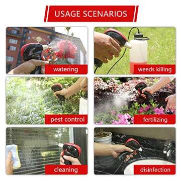 Automatic Electric Garden Sprayer with 34OZ Bottle for Multi-Purpose for Weeding, Fertilization and ...