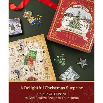 Pintoo Advent Calendar 2023 Unique Puzzles for Christmas Countdown