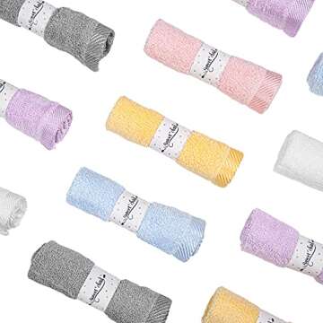 Sweet Child 8-Pack Baby Washcloths - Soft and Versatile
