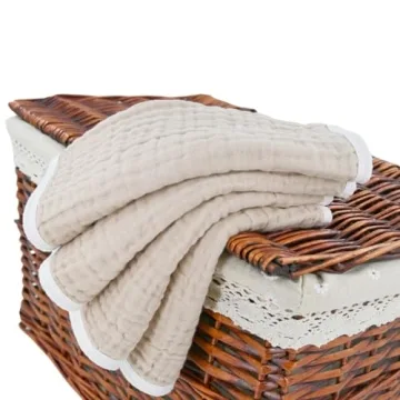 Synrroe Muslin Burp Cloths Large Soft and Absorbent