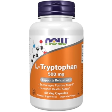 NOW Foods L-Tryptophan 500 mg - Enhance Mood & Sleep Naturally