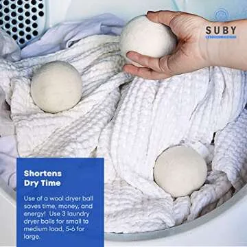 Wool Dryer Balls - Eco-Friendly Fabric Softener Alternative