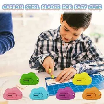 Cute Cloud Shaped Mini Utility Knives 6 Pack