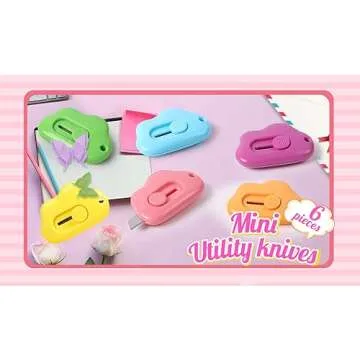 Cute Cloud Shaped Mini Utility Knives 6 Pack
