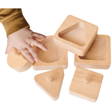 Montessori Shape Puzzle for Baby - First Wooden Puzzle
