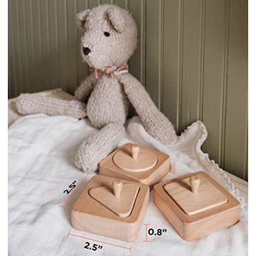 Montessori Shape Puzzle for Baby - First Wooden Puzzle