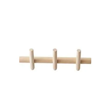 Durable HOMEAMY Wood Coat Rack for Home Organization