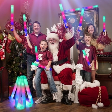 Vibrant SHQDD 105 PCS LED Foam Glow Sticks for Parties