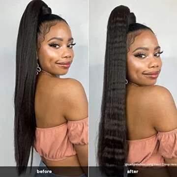 INH Crimper Hair Iron | Volumizing Ceramic Hair Crimper, Crimping Volume Teaser Hot Styling Tool, 1.5" Rounded Crimp | Insert Name Here Crimper