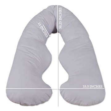 Leachco Back 'N Belly Bliss Maternity Pillow for Comfortable Sleep