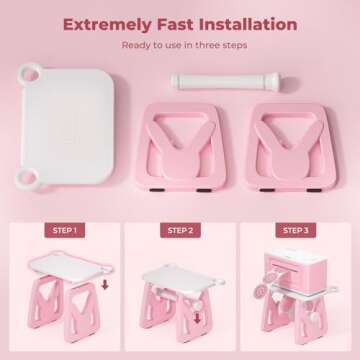 MUNBYN Label Holder for Rolls and Fanfold Labels