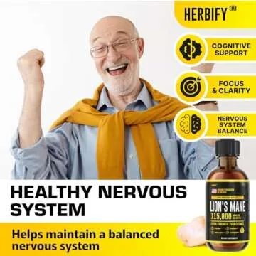 HERBIFY Lions Mane Extract for Memory and Focus