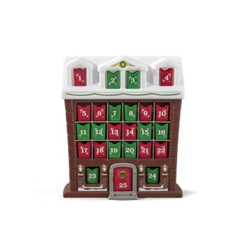 Step2 My First Advent Calendar, Kids Interactive Christmas Toy, Includes 25 Toy Refillable Bins, Hid...