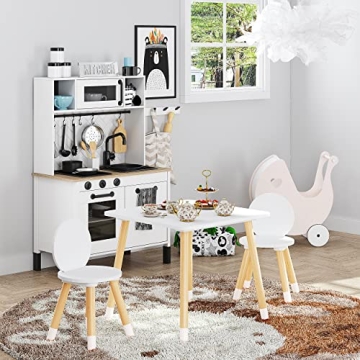 UTEX Kids Table with 2 Chairs Set - Perfect for Little Ones