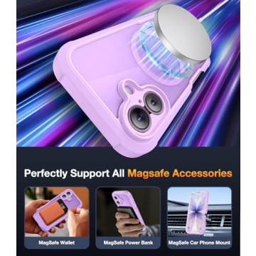 Diaclara iPhone 17 Case - Rugged, MagSafe Compatible Protection