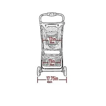 Pet Gear No-Zip Stroller for Cats and Dogs, Easy Entry