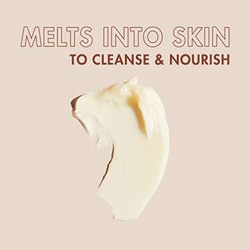 SheaMoisture Even and Radiant Face Cleanser For Uneven Skin Tone and Dark Spots 3-in-1 Cleansing Balm With Raw Honey 3.2 oz