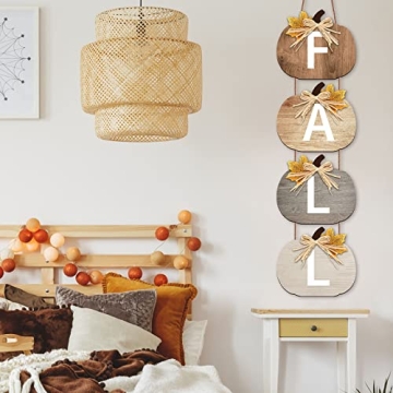 Vicenpal Fall Hanging Decor for Thanksgiving Seasonal Appeal