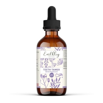 Earthley Wellness, Teeth Tamer, Natural Teething Relief, Soothes Drooling and Irritability Due to Te...