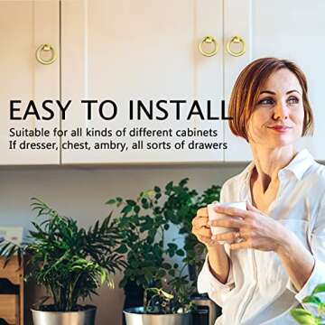 Csdtylh Gold Drawer Pulls - Modern Simplicity Handles