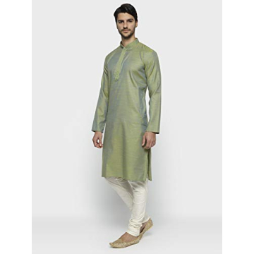 Ethnix by Raymond Green Cotton Kurta for Men