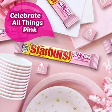 STARBURST All Pink Bulk Pack with 24 Chewy Packs