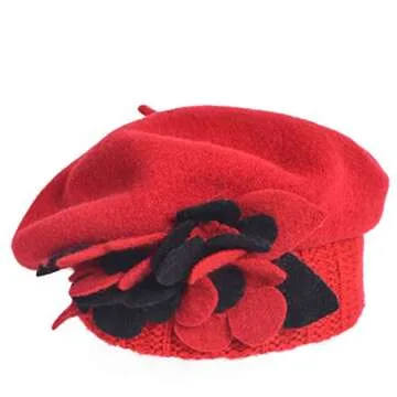 Stylish VECRY French Beret for Cozy Winter Fashion