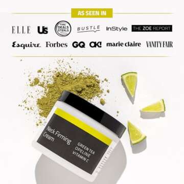 YEOUTH Neck Cream with Vitamin C, Moisturizing Neck Firming Cream for Women and Men, Targeting Decolletage and Double Chin, Cleavage and Chest 2oz