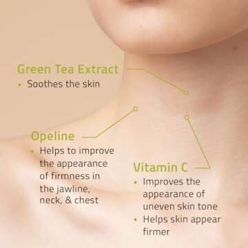 YEOUTH Neck Cream with Vitamin C, Moisturizing Neck Firming Cream for Women and Men, Targeting Decolletage and Double Chin, Cleavage and Chest 2oz