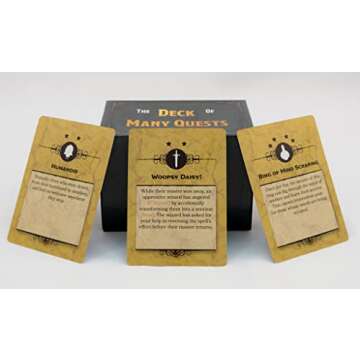 The Deck of Many Quests for RPG Adventures - 200,000 Options
