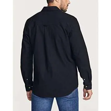 CQR Men's All Cotton Flannel Shirt for Comfort & Style