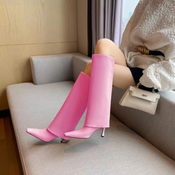 Elegant Goolita Stiletto Knee High Boots for Women