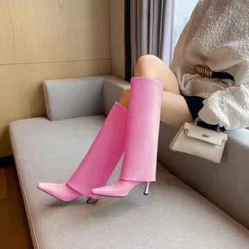 Elegant Goolita Stiletto Knee High Boots for Women