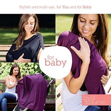 Byrd & Blume Maternity Nursing Cover for Discreet Feeding