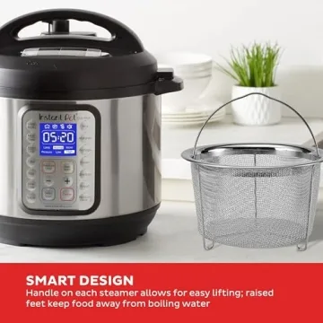 Instant Pot Mesh Steamer Basket Set - Stainless Steel & Durable