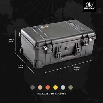 Pelican 1510 Case With Foam (Black)