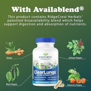 Ridgecrest Herbals ClearLungs Extra Strength for Health
