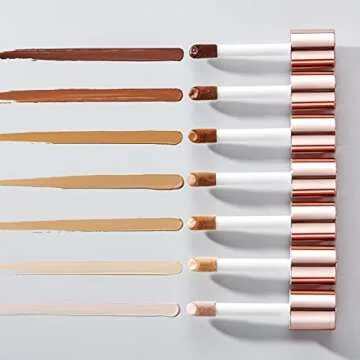 Makeup Revolution Conceal and Define Foundation, Full Coverage & Matte Finish, F6 for Light/Medium Skin Tones, Vegan & Cruelty-Free, 0.7 Fl Oz