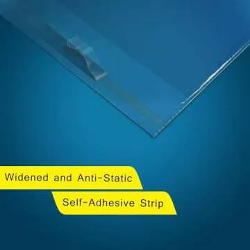 iMailer 200 Count Clear Cellophane Bags for Easy Use