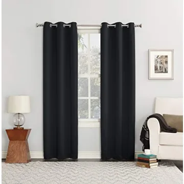 Sun Zero Easton Blackout Grommet Curtain Panel 40x95